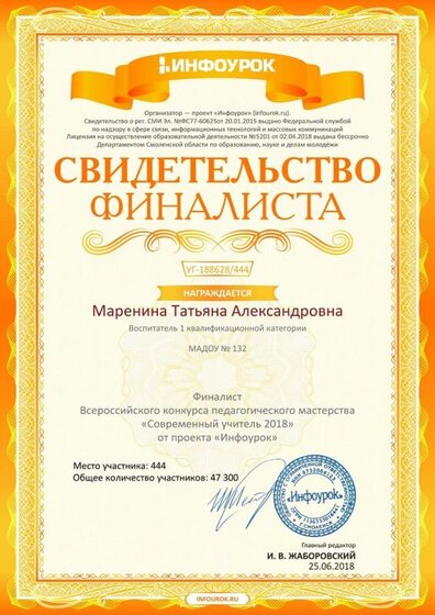 Свидетельство финалиста проекта infourok.ru №188628444.jpg