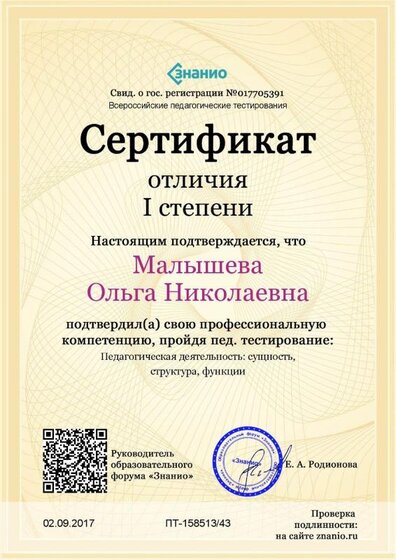 Cертификат отличия I степени-Педагогическая деятельность_ сущность, структура, функции.jpg