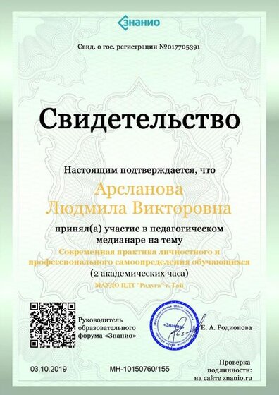 Свидетельство Современная практика личностного и профессионального самоопределения обучающихся.jpg