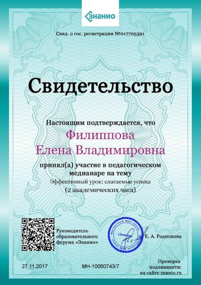 Свидетельство Эффективный урок- слагаемые успеха.jpg