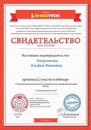 Свидетельство проекта infourok.ru № ВЛ-232275138.jpg