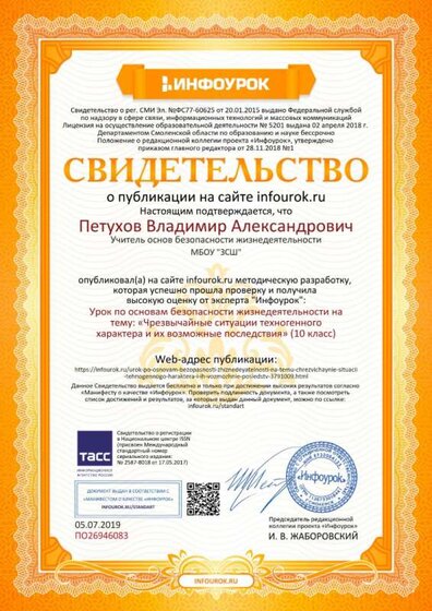 Свидетельство проекта infourok.ru №ПО26946083.jpg