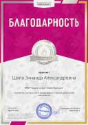 Шапа Зинаида Александровна - Благодарность за активное участие в международной олимпиаде проекта videouroki.net (2).png