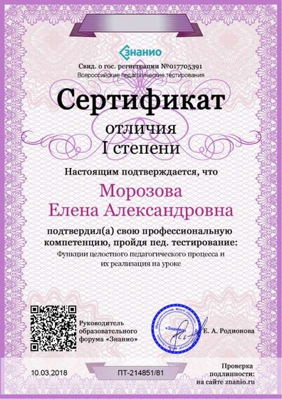 Cертификат отличия I степени-Функции целостного педагогического процесса и их реализация на уроке.jpg