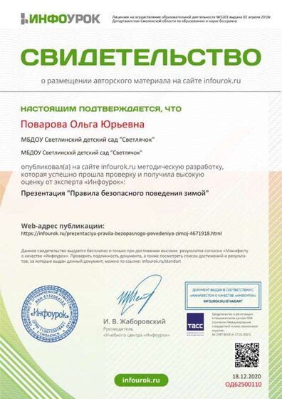 Свидетельство проекта infourok.ru №ОД62500110.jpg