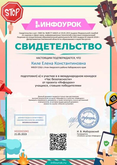 Свидетельство проекта infourok.ru №НО22421041.jpg