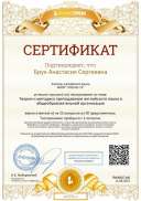 Сертификат проекта общеобразовательная организация infourok.ru №ЙИ09827140.jpg