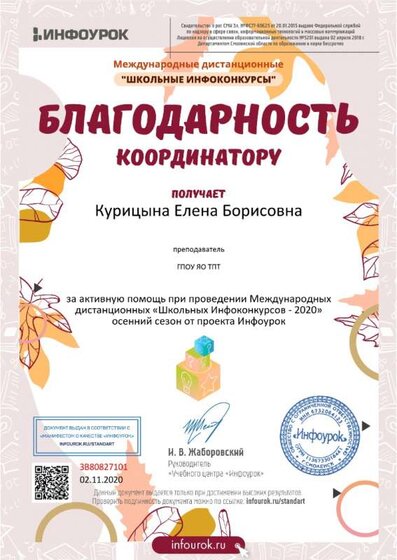 Благодарность проекта Infourok.ru за активную помощь №ЗВ80827101 .jpg
