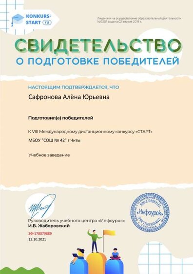 Свидетельство о подготовке победителей konkurs-start.ru №178079889.jpg