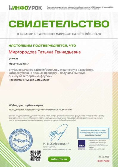 Свидетельство проекта infourok.ru №КЕ55576658 (2).jpg