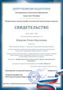 СВИДЕТЕЛЬСТВО НО ПКП НАПРАВЛЕНИЕ ПРОФЕССИОНАЛЬНЫЙ СТАНДАРТ ПЕДАГОГА. ПЕДАГОГ ДО.pdf.jpeg