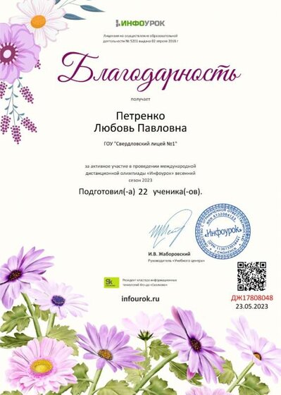 Благодарность проекта infourok.ru №ДЖ17808048.jpg
