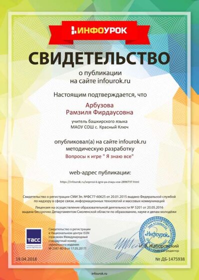 Свидетельство проекта infourok.ru №1475938.jpg