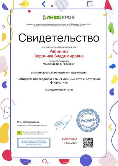 Свидетельство проекта infourok.ru №ВМ58742878.jpg