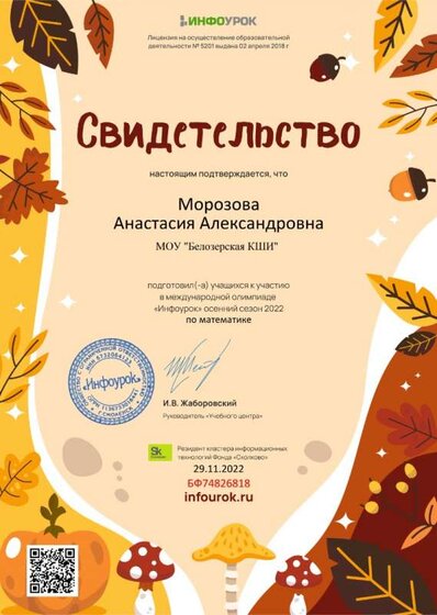 Свидетельство проекта infourok.ru №БФ74826818.jpg