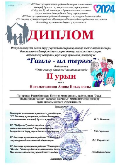Нигъмәтҗанова Алинә, Биектау, Усад.png