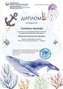 Тколенко Арсений, Викторина Морские млекопитающие.jpg