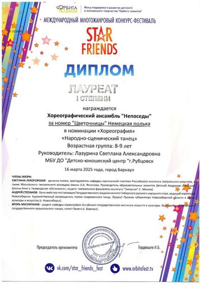 Непоседы 1 место Междунар. Стар френдз мл. группа 16.03.2025 Лазурина.jpg