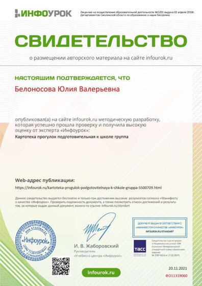 Свидетельство проекта infourok.ru №ФО11319060.jpg