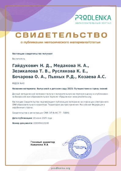 Выпускной в детском саду 2025: Путешествие в страну знаний