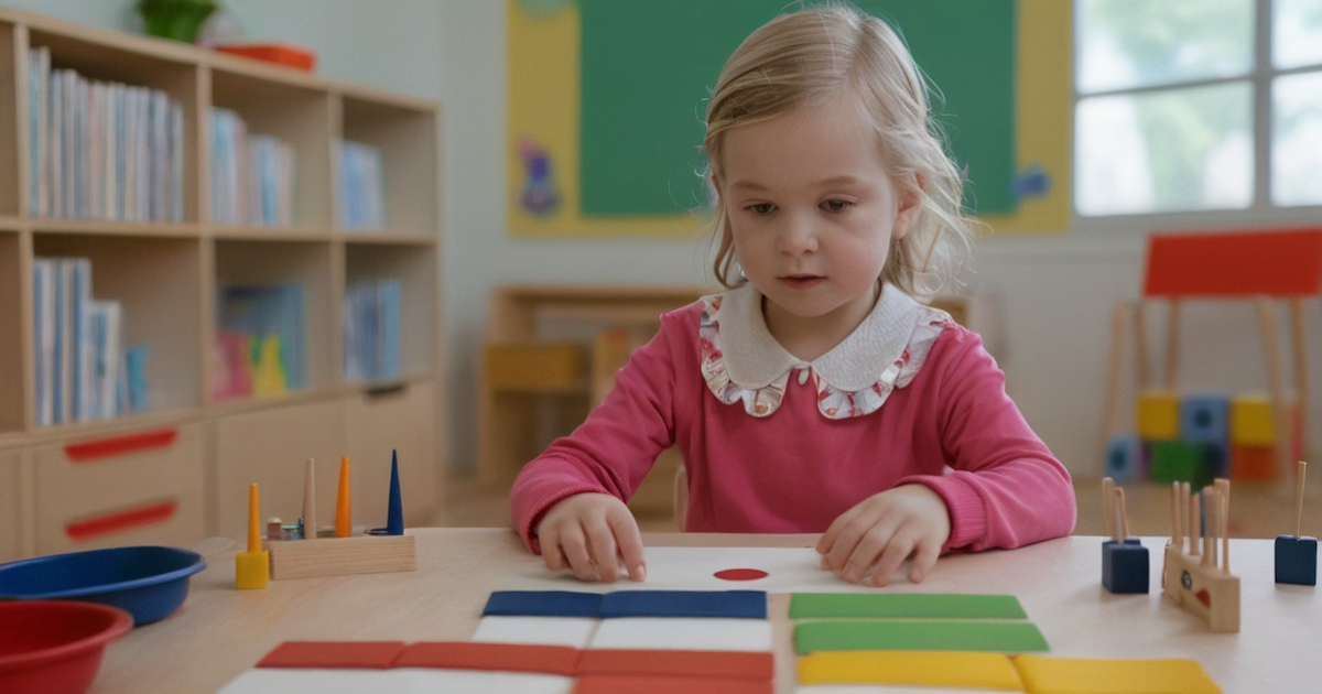 Как провести занятие по методике Монтессори в детском саду