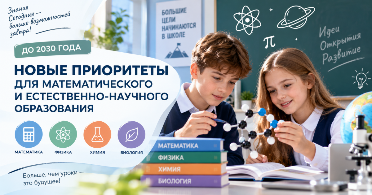 Математика и естественные науки: какие приоритеты определили для российского образования до 2030 года