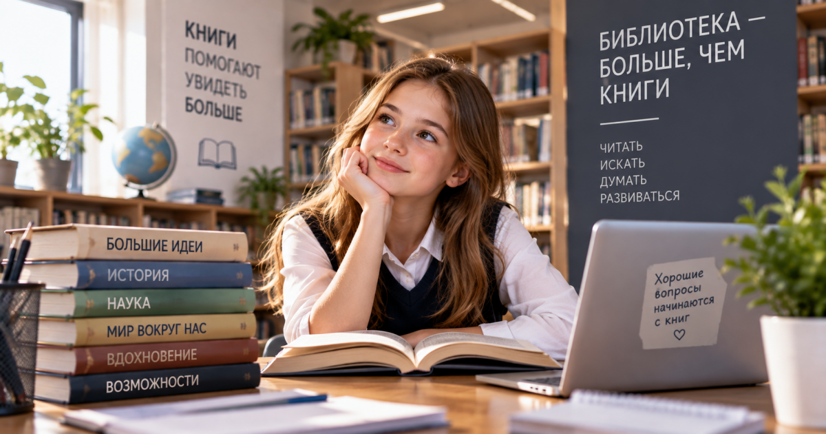 Зачем школьнику библиотека, если всё есть в интернете?