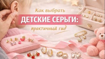 Как выбрать детские серьги: практичный гид