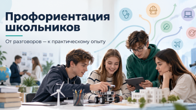 Профориентация школьников: от разговоров о профессиях - к реальному опыту