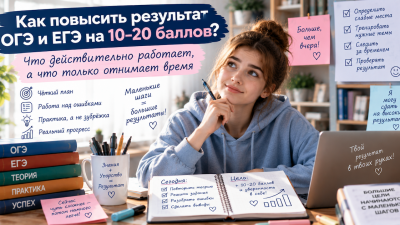 Как повысить результат ОГЭ и ЕГЭ на 10–20 баллов: что действительно работает, а что только отнимает время