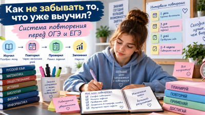Как не забывать то, что уже выучил: система повторения перед ОГЭ и ЕГЭ