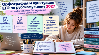 Орфография и пунктуация ЕГЭ: как подготовиться без заучивания сотен исключений