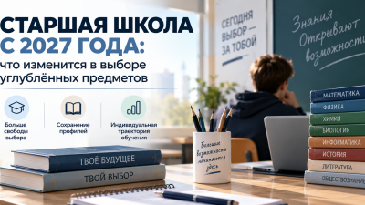 Старшая школа с 2027 года: что изменится в выборе углублённых предметов