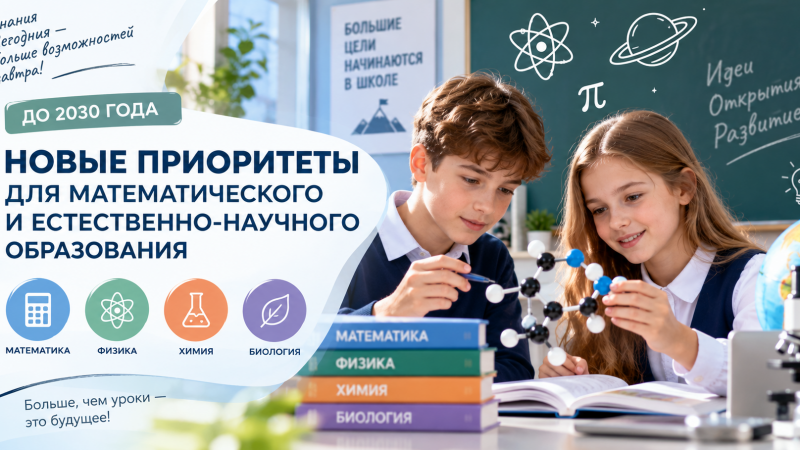Математика и естественные науки: какие приоритеты определили для российского образования до 2030 года