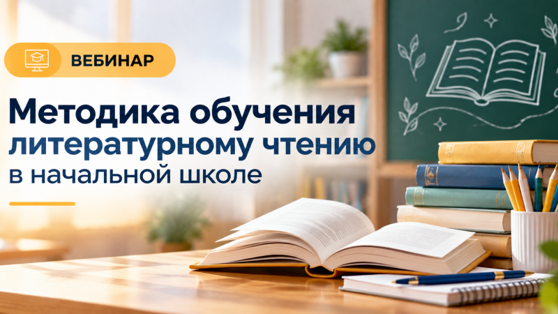 Вебинар «Методика обучения литературному чтению в начальной школе»