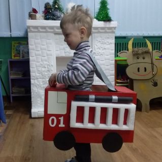 Дидактическая Пожарная машина.