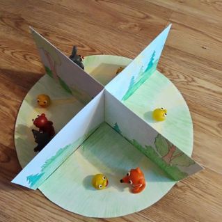 Макет по сказке "Колобок"