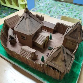 макет "Бердский острог"