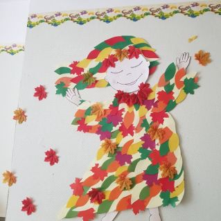 Оформление раздевалки "Осень к нам пришла"