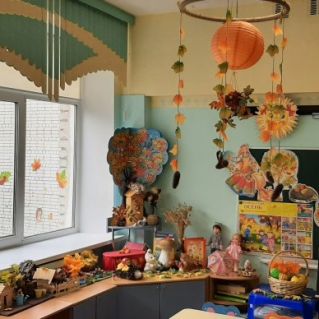 Осеннее оформление группы