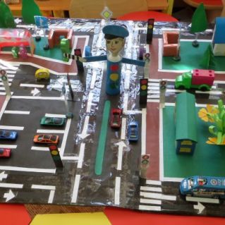 Макет по дорожному движению