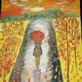 Прогулка под дождем