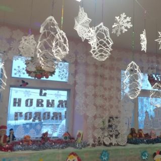 Новогоднее оформление группы "Новогоднее чудо"