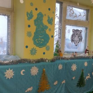 Новогоднее оформление группы "Новогоднее чудо"