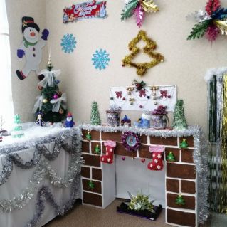 Новогодний мастер-класс " уголок - фотозона"