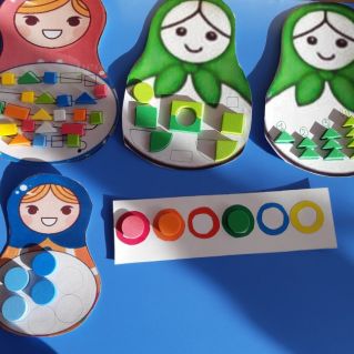 Д/игра "Умные матрешки"