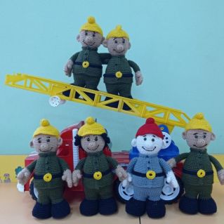 "Пожарные на учении"