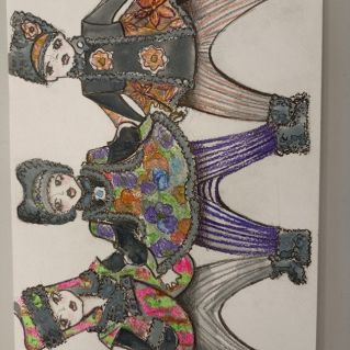 Эскизы костюмов "Домовята" (Стилизация)