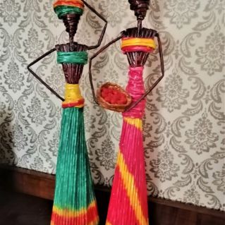 Куклы из бумажных трубочек