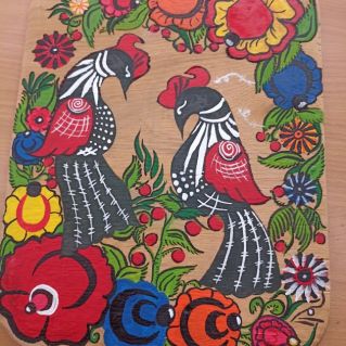 Роспись по дереву.